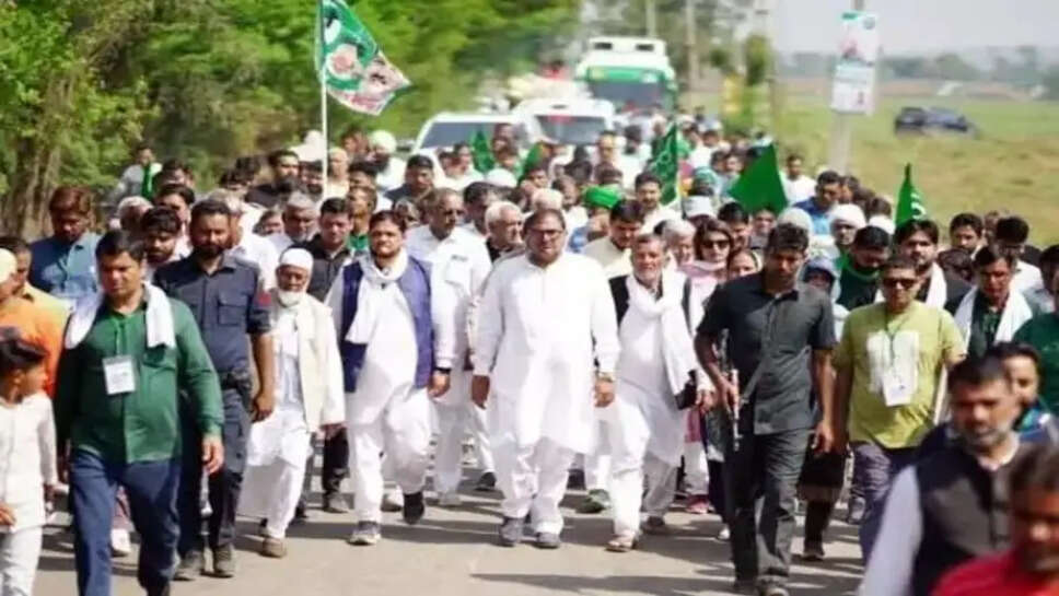 अभय सिंह चौटाला ने लोकदल इंडियन नेशनल पार्टी के पदयात्रा में शामिल होने के लिए की अपील