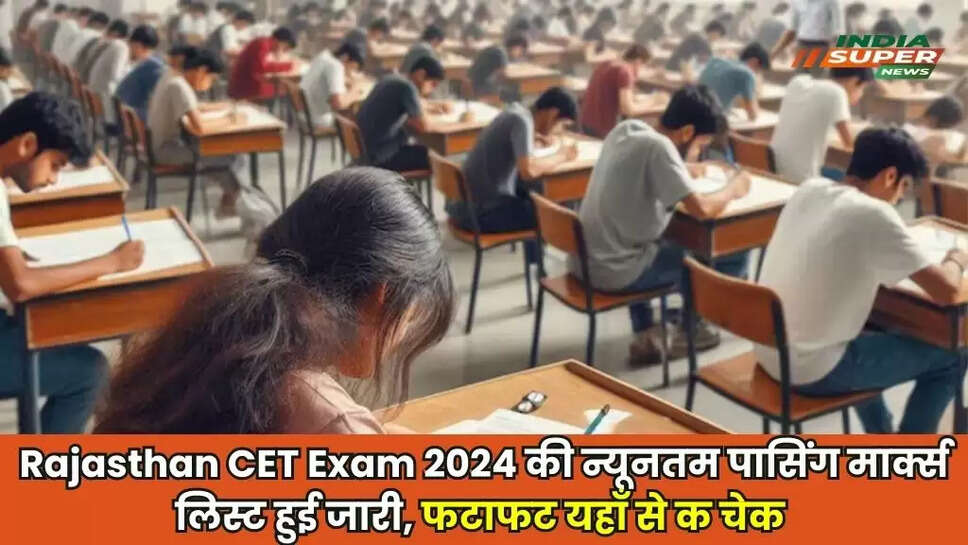 Rajasthan CET Exam 2024  