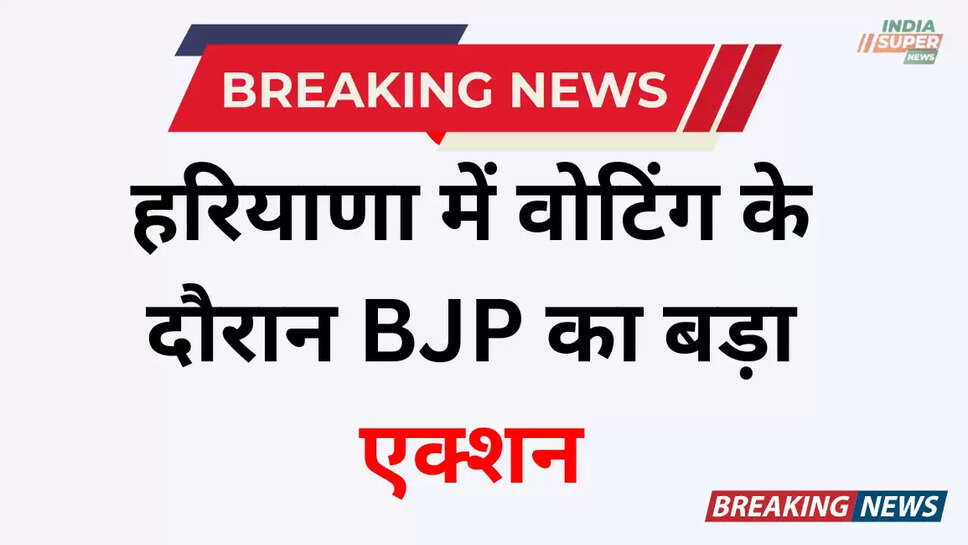 हरियाणा में वोटिंग के दौरान ​​​​​​​BJP का बड़ा एक्शन, भारत की सबसे अमीर महिला सावित्री जिंदल सहित इन चार दिग्गजों को पार्टी से निकाला
