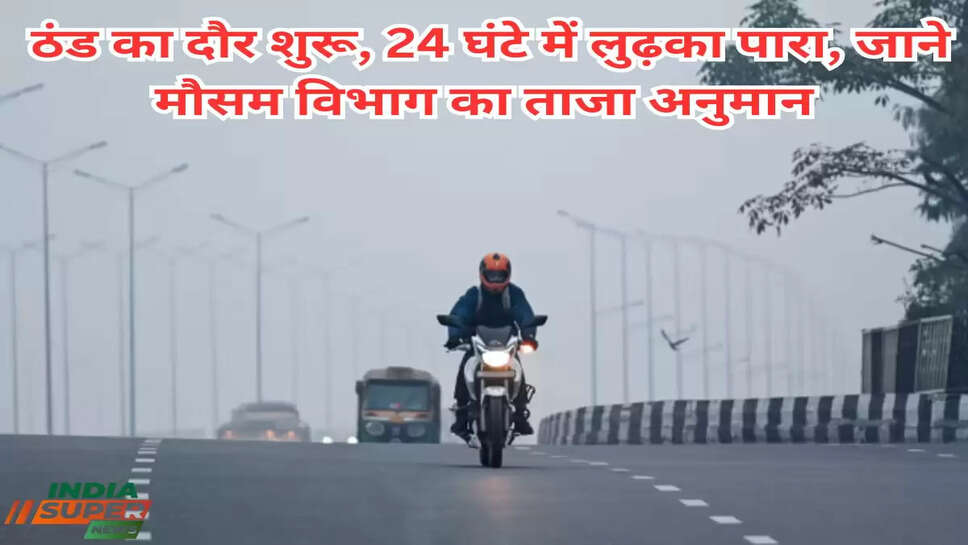 Haryana Weather: ठंड का दौर शुरू, 24 घंटे में लुढ़का पारा, जाने मौसम विभाग का ताजा अनुमान