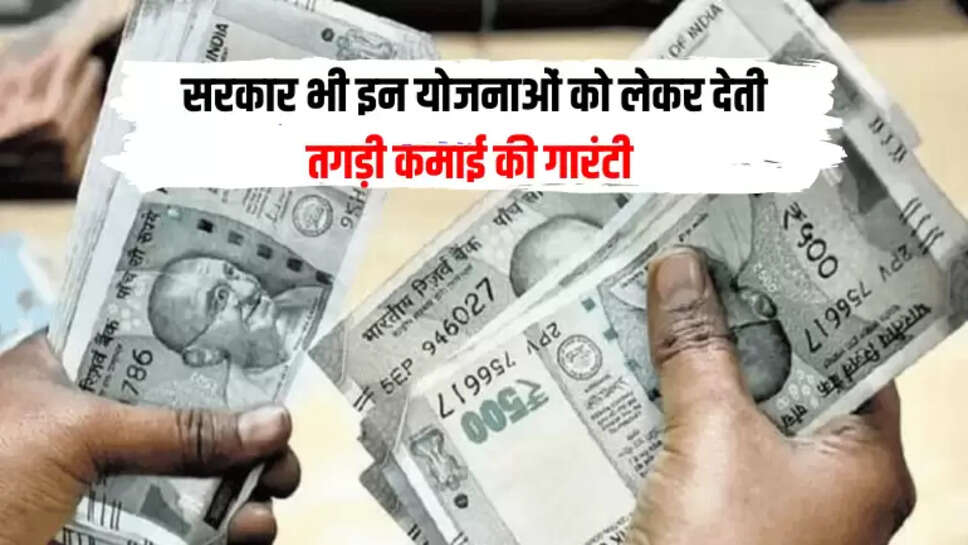  सरकार भी इन योजनाओं को लेकर देती तगड़ी कमाई की गारंटी