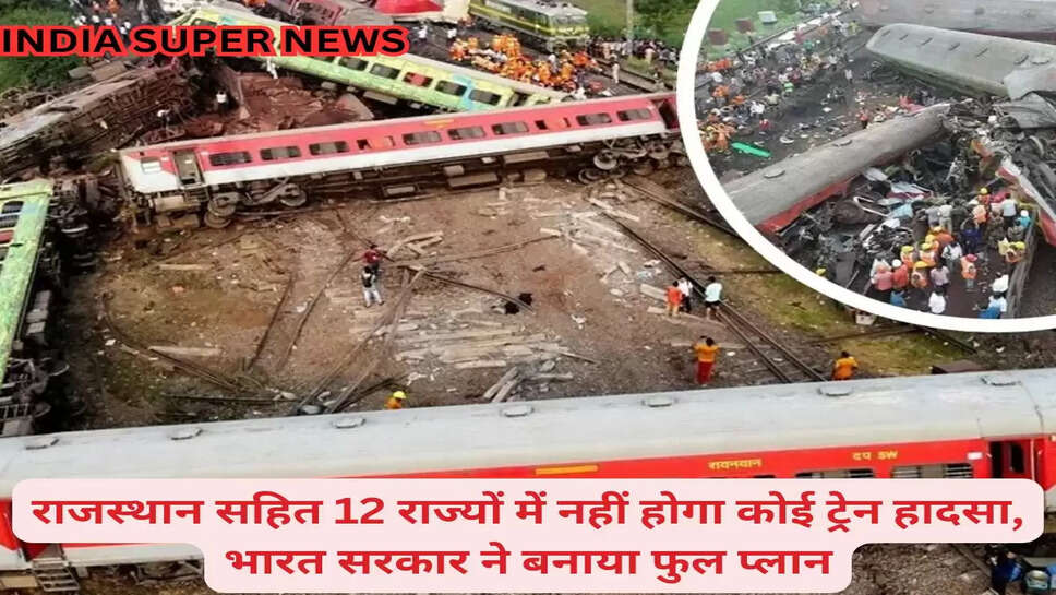 राजस्थान सहित 12 राज्यों में नहीं होगा कोई ट्रेन हादसा, भारत सरकार ने बनाया फुल प्लान, जाने कब तक होगा पूरा काम