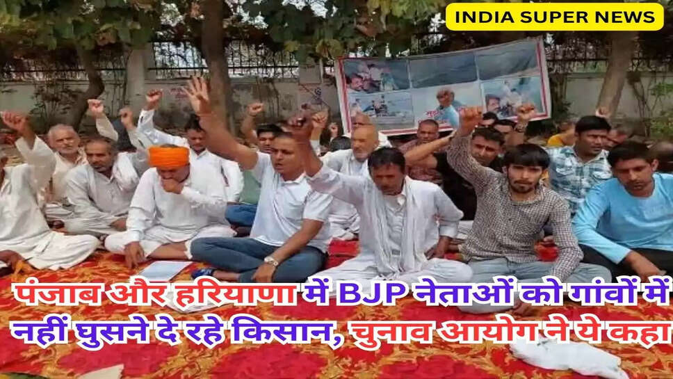 पंजाब और हरियाणा में BJP नेताओं को गांवों में नहीं घुसने दे रहे किसान, चुनाव आयोग ने ये कहा
