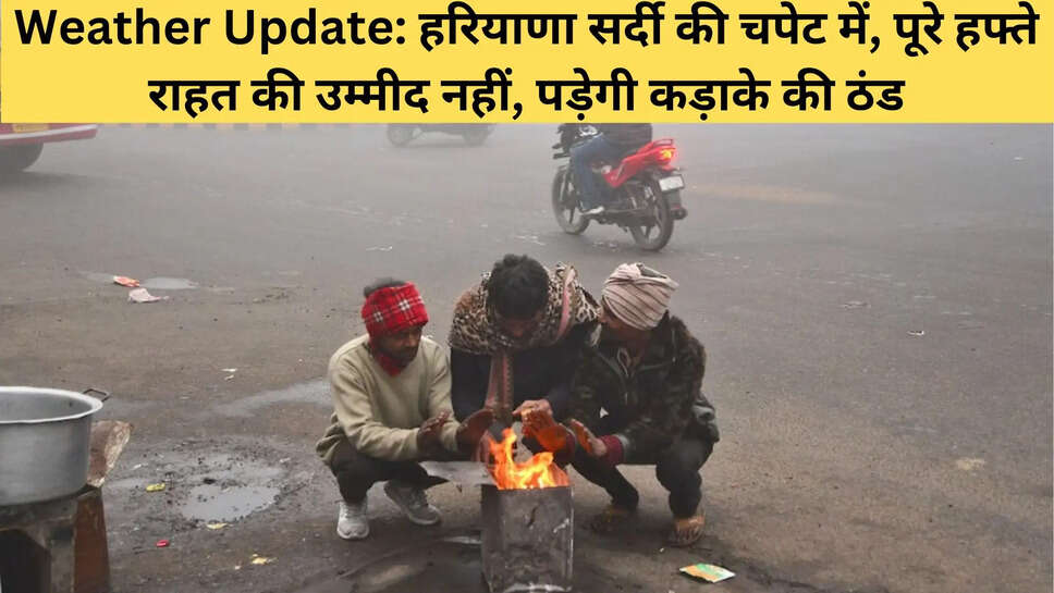 Weather Update: हरियाणा सर्दी की चपेट में, पूरे हफ्ते राहत की उम्मीद नहीं, पड़ेगी कड़ाके की ठंड