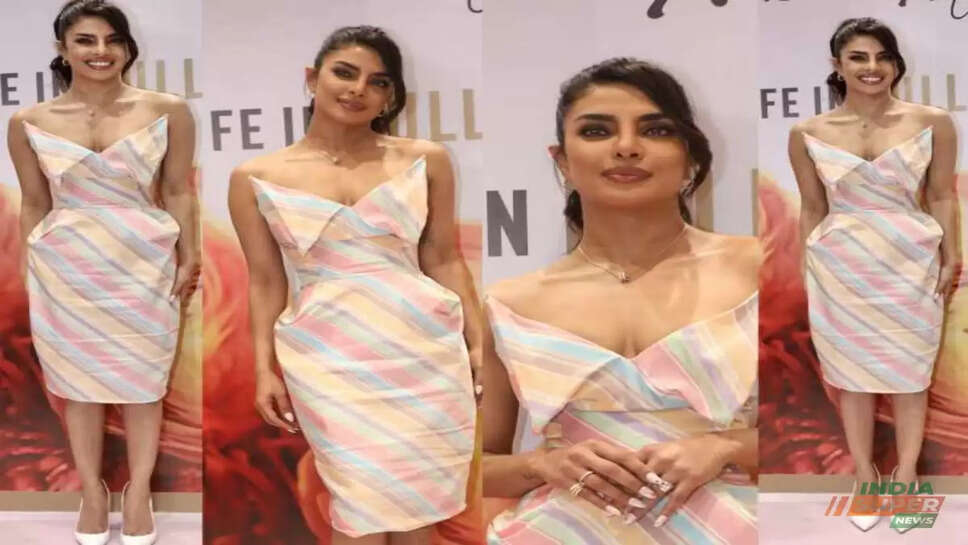 बार्बी डॉल बनकर आईं प्रियंका चोपड़ा, पहना स्ट्रिंग जैसा नेकलेस, कीमत है 17 लाख रुपए; देखे तस्वीरें