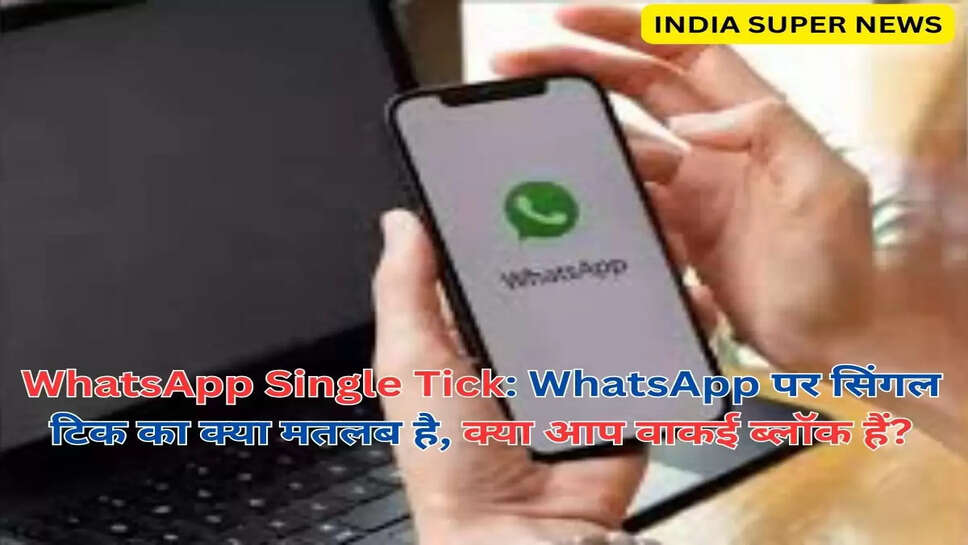 WhatsApp Single Tick: WhatsApp पर सिंगल टिक का क्या मतलब है, क्या आप वाकई ब्लॉक हैं?