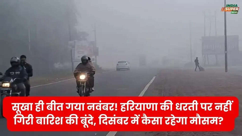 Haryana Weather: सूखा ही बीत गया नवंबर! हरियाणा की धरती पर नहीं गिरी बारिश की बूंदे, दिसंबर में कैसा रहेगा मौसम? जानें....