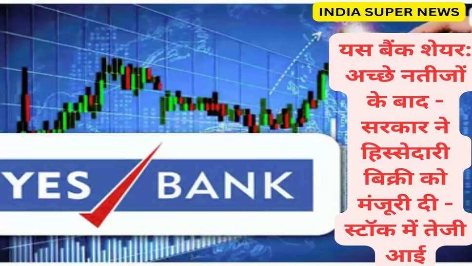 यस बैंक शेयर: अच्छे नतीजों के बाद - सरकार ने हिस्सेदारी बिक्री को मंजूरी दी - स्टॉक में तेजी आई