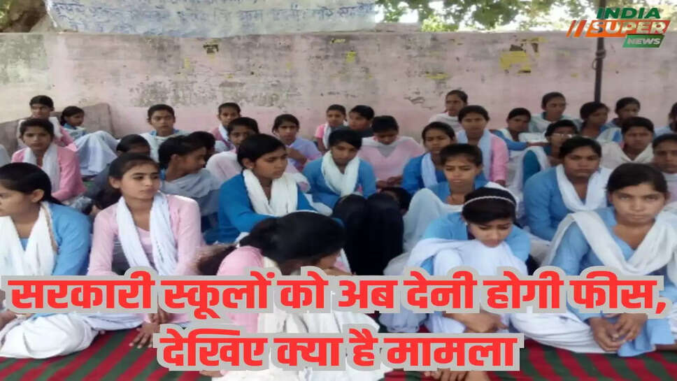 सरकारी स्कूलों को अब देनी होगी फीस, देखिए क्या है मामला