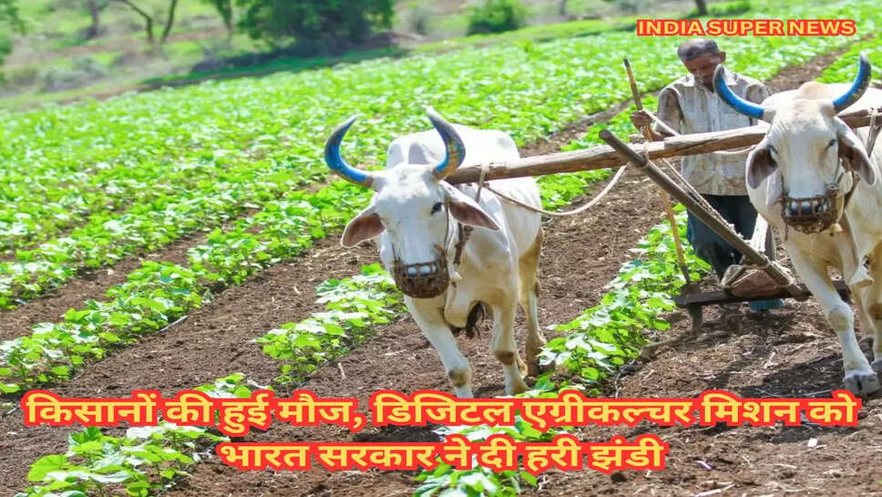 किसानों की हुई मौज, डिजिटल एग्रीकल्चर मिशन को भारत सरकार ने दी हरी झंडी