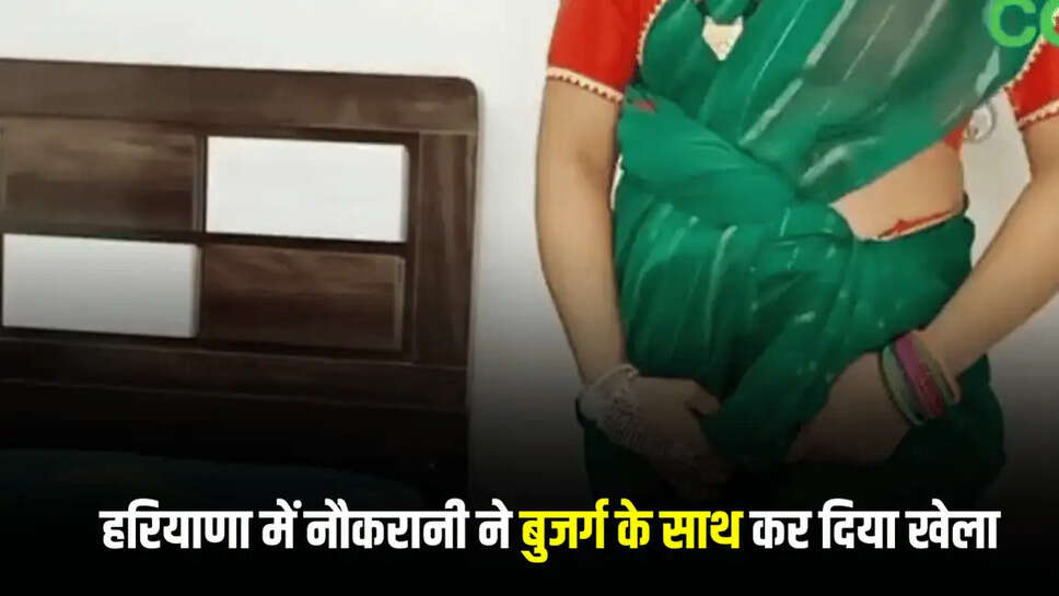 हरियाणा में नौकरानी ने बुजर्ग के साथ कर दिया खेला 