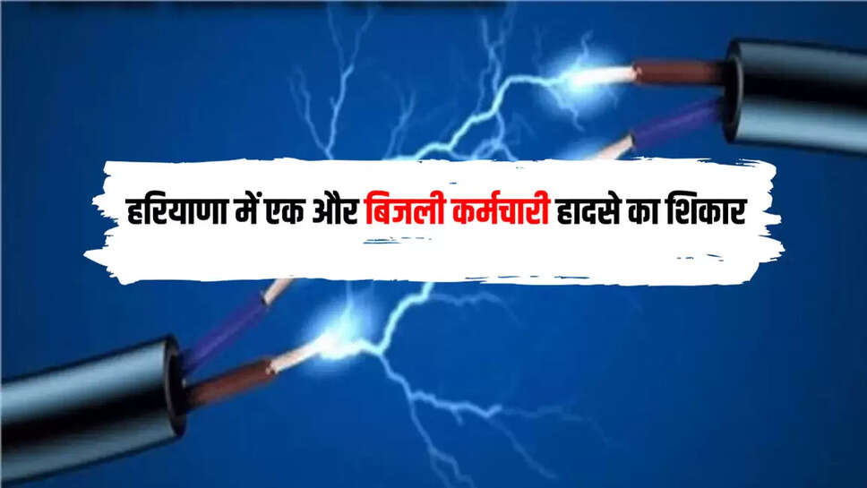  हरियाणा में एक और बिजली कर्मचारी हादसे का शिकार