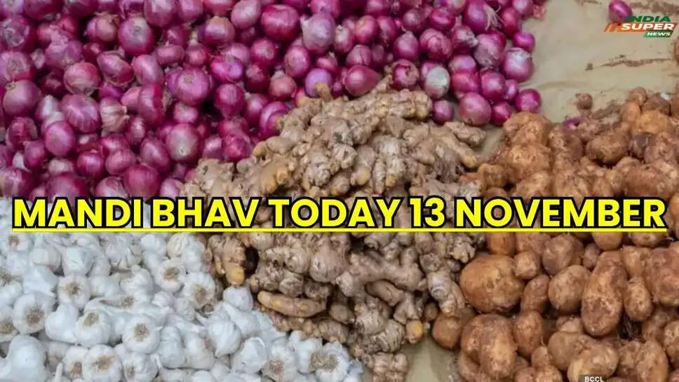 MANDI BHAV TODAY 13 NOVEMBER
