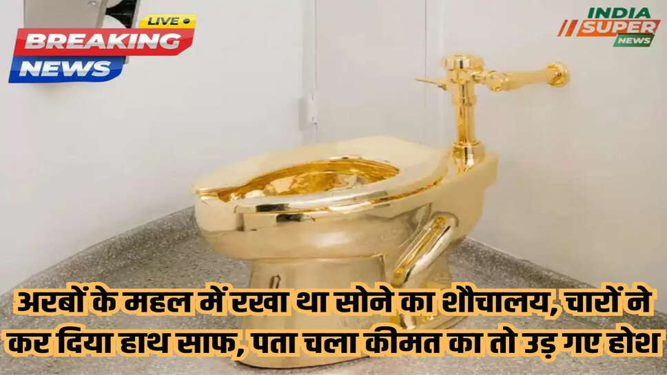 अरबों के महल में रखा था सोने का शौचालय, चारों ने कर दिया हाथ साफ, पता चला कीमत का तो उड़ गए होश