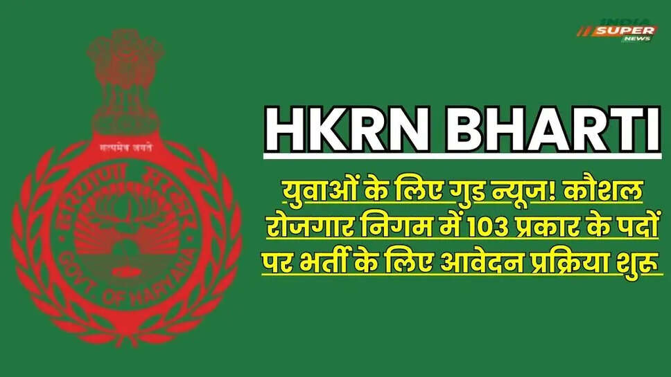 Kaushal Rojgar Nigam Recruitment 2024